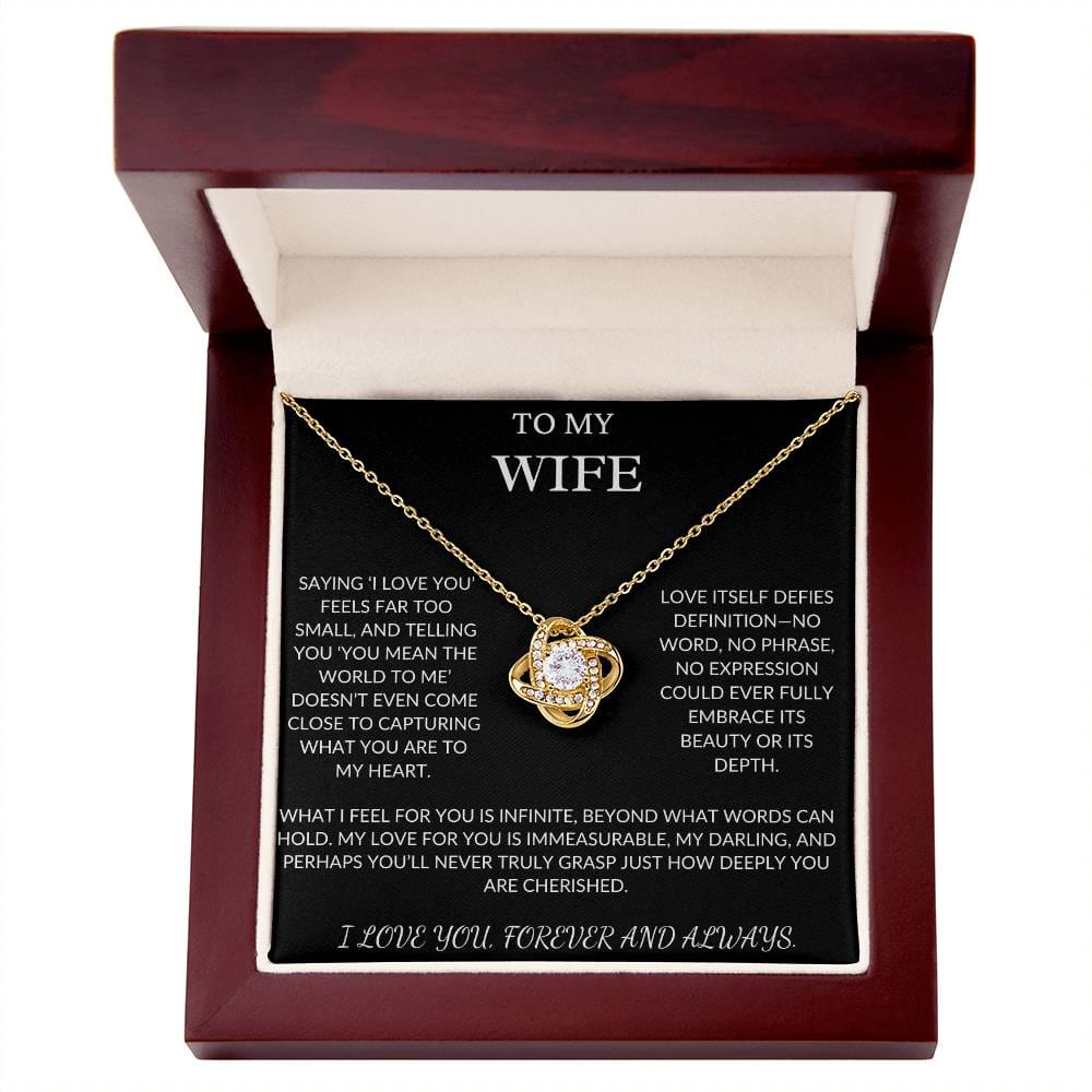 To My Wife - "Saying I Love You"