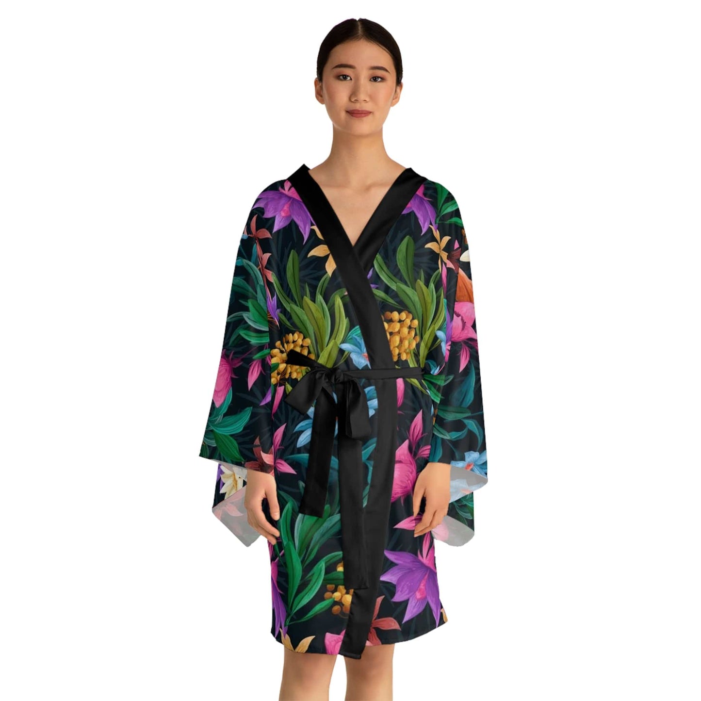 Floral Kimono Robe (AOP)