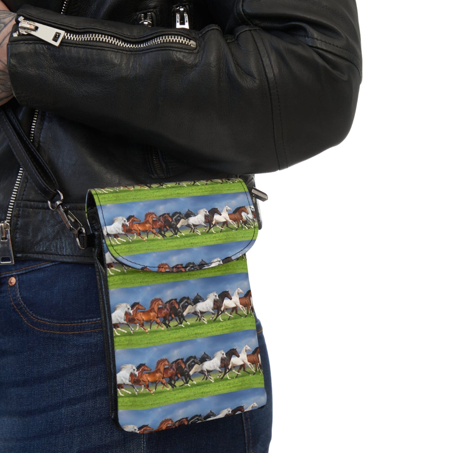 Galloping Horses Cell Phone Wallet