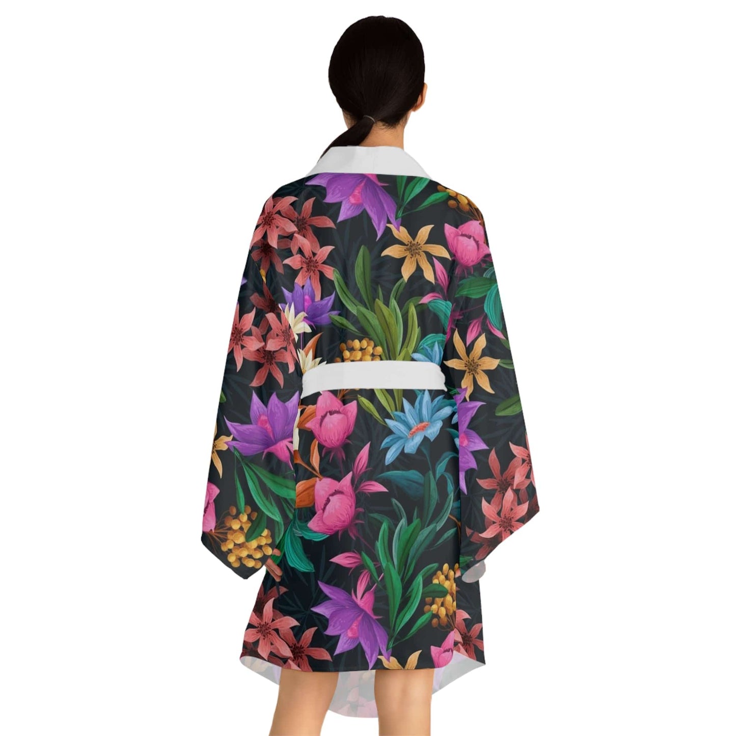 Floral Kimono Robe (AOP)