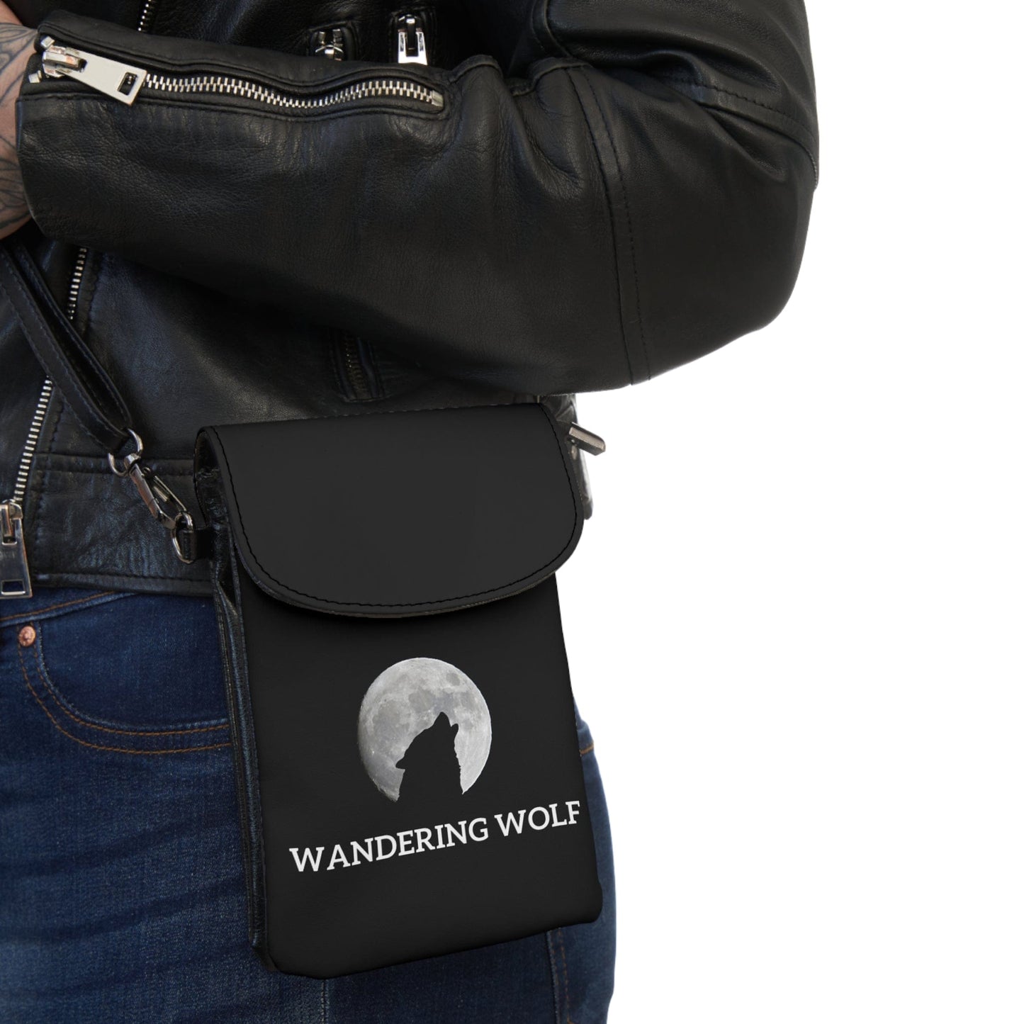 Wandering Wolf Cell Phone Wallet