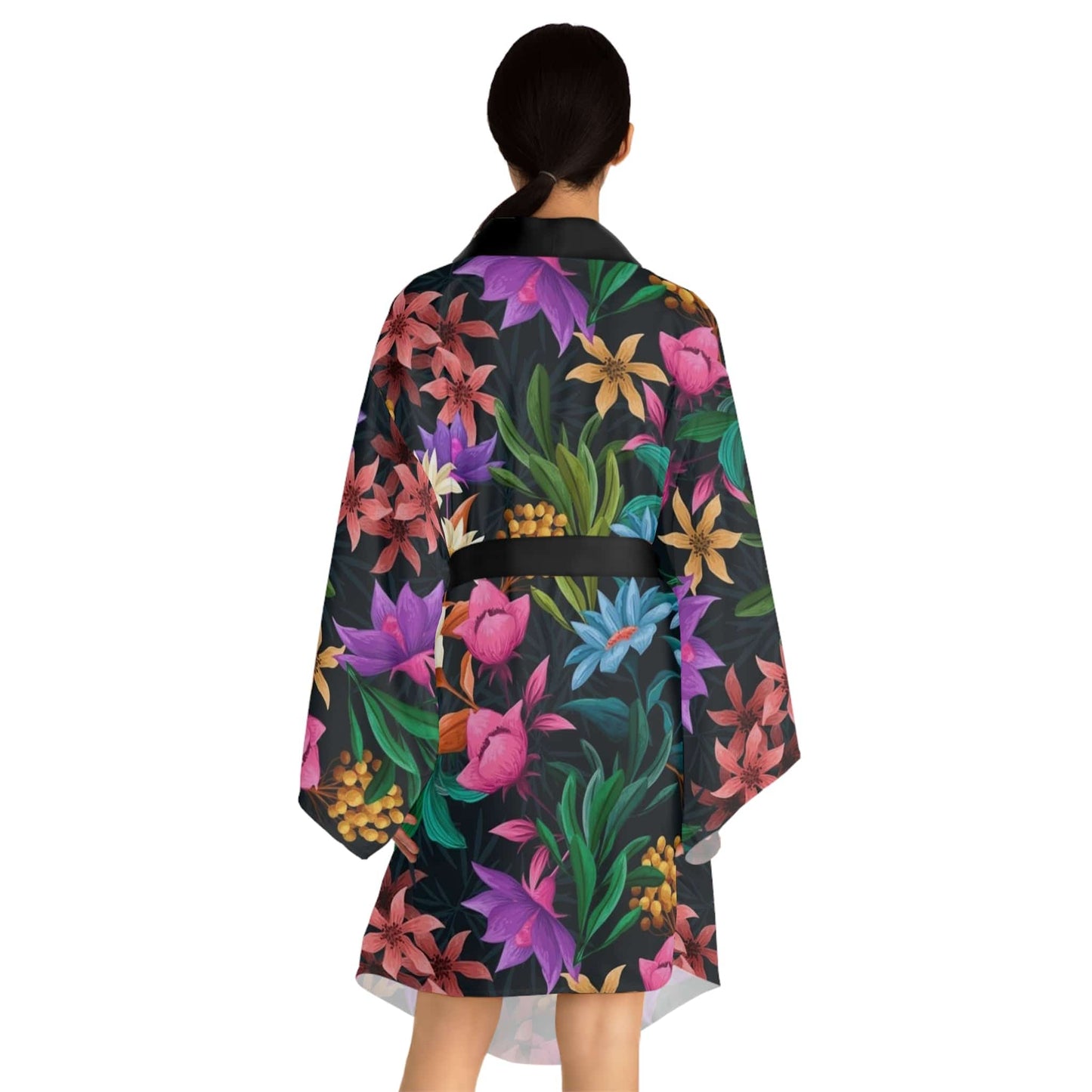 Floral Kimono Robe (AOP)