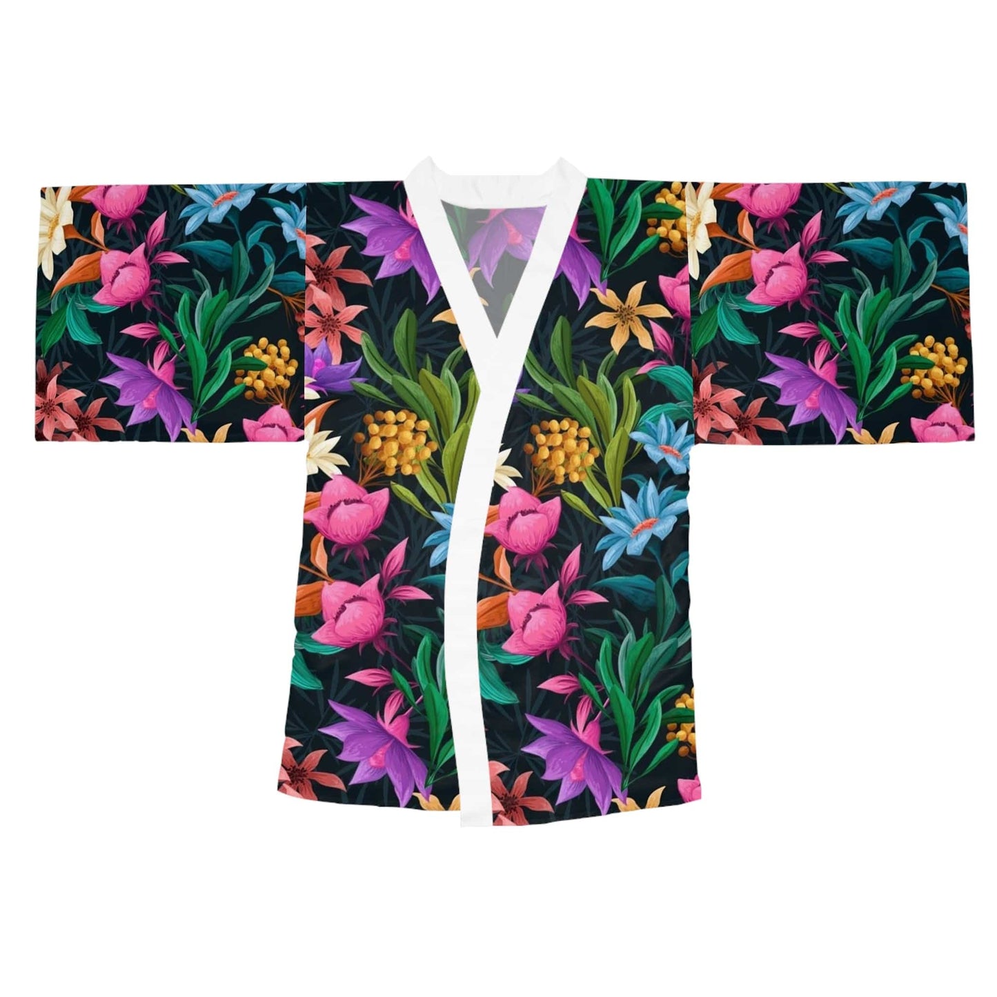 Floral Kimono Robe (AOP)