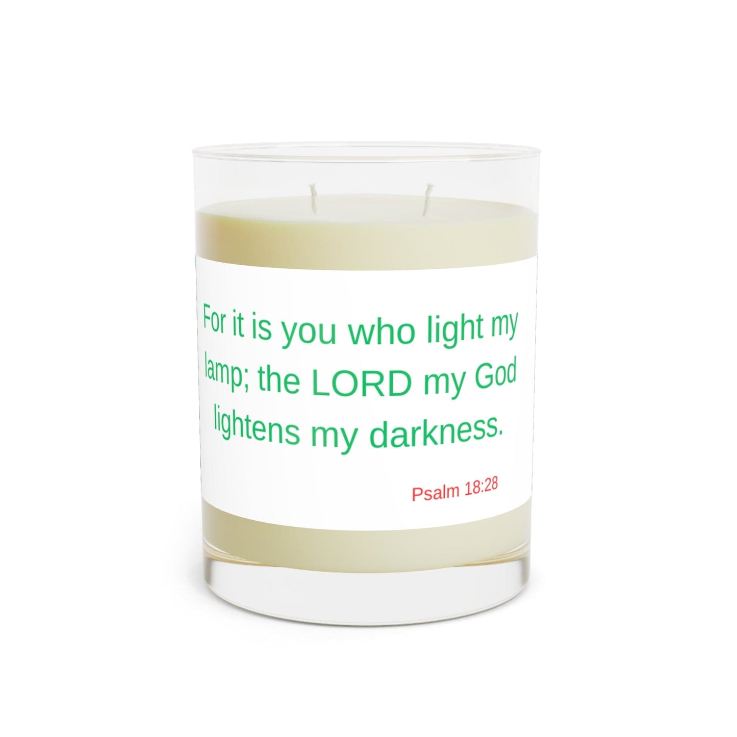 Scented Candle - Full Glass, 11oz