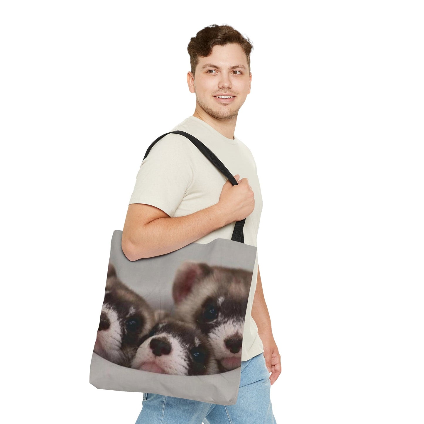 Baby Ferret Tote Bag (AOP)