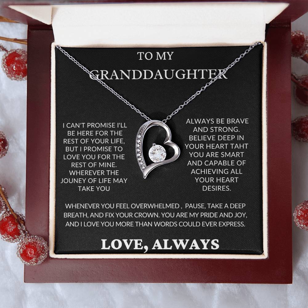 To My Granddaughter- I Can't Promise