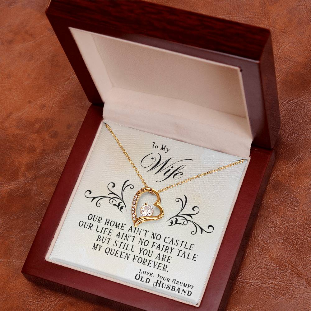 Forever Love Necklace-Our Home Ain't No Castle