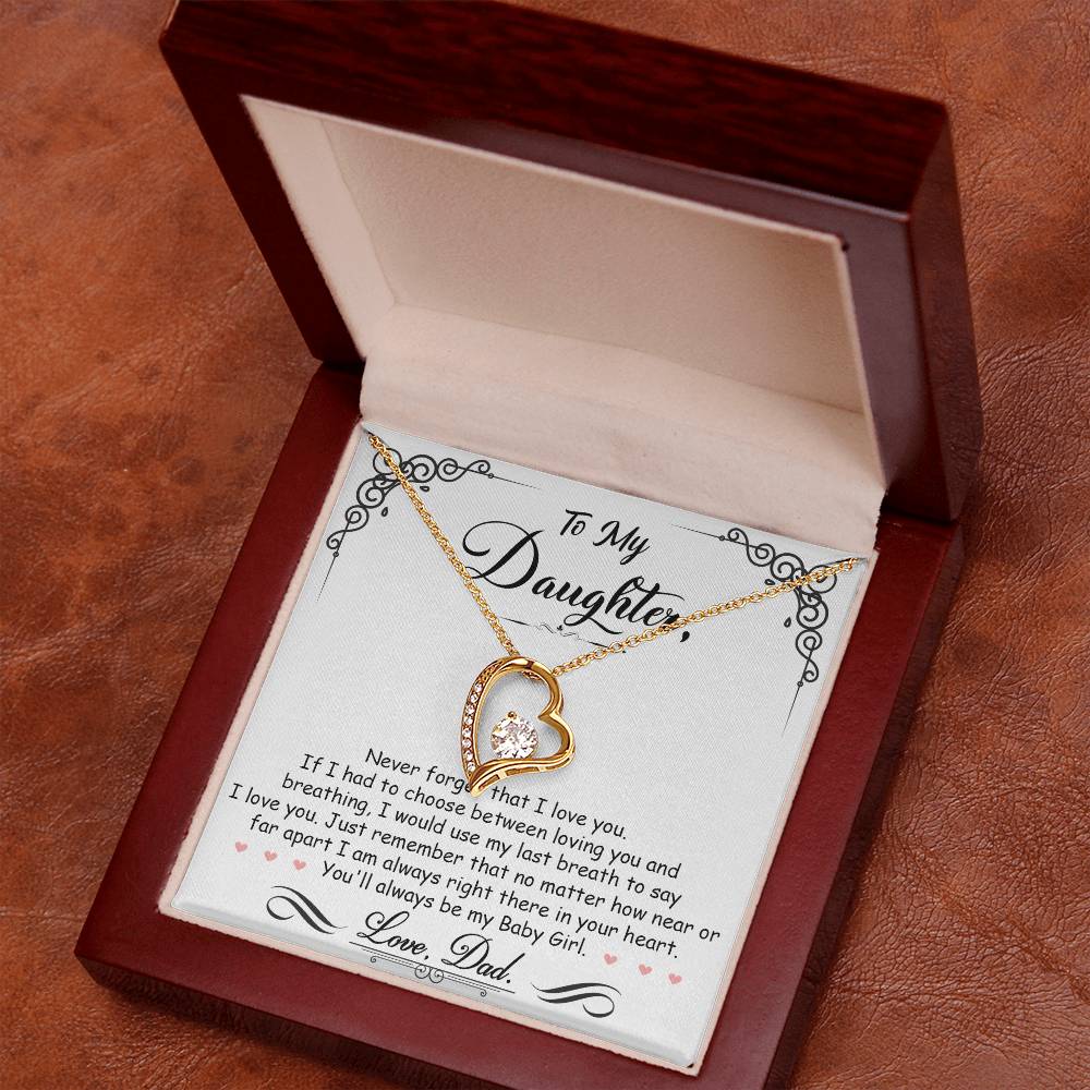 Never Forget That I Love You-Forever Love Necklace