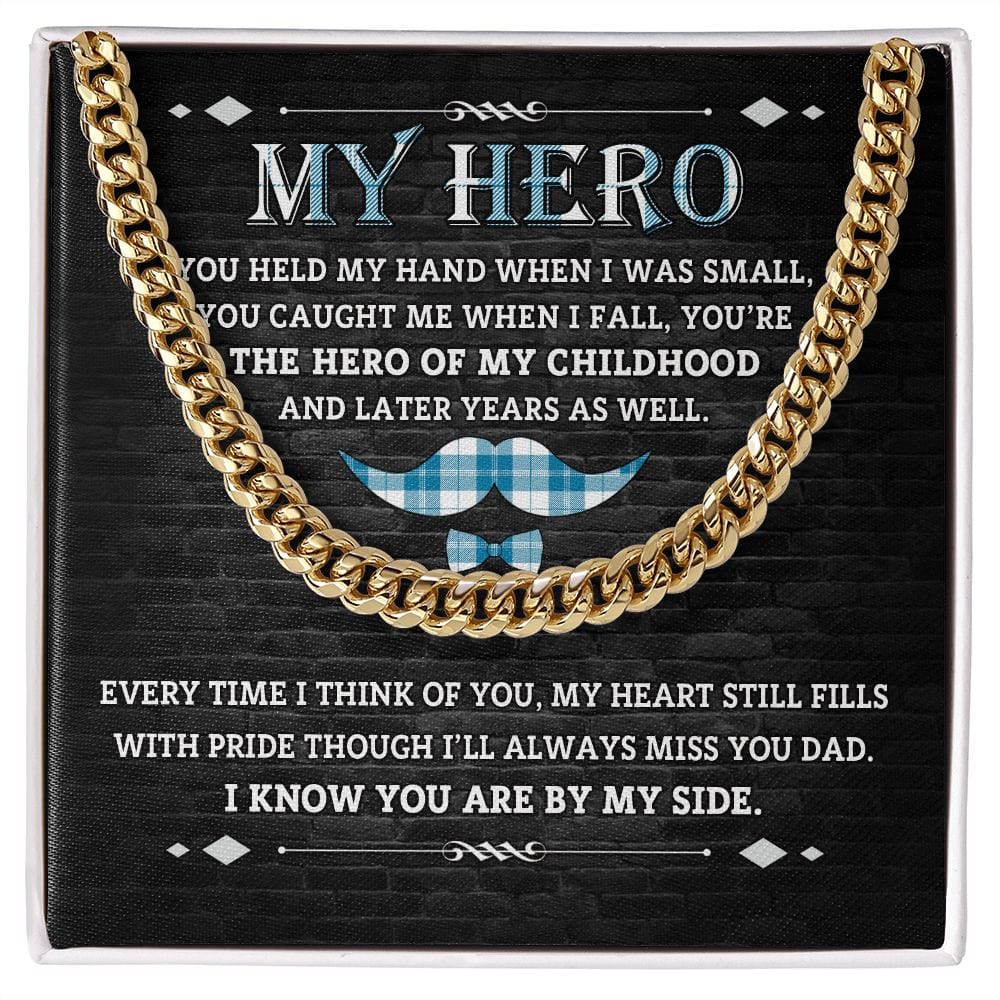 My Hero - Dad Necklace