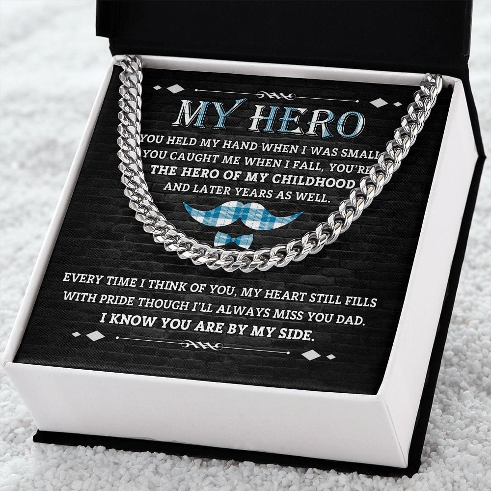 My Hero - Dad Necklace