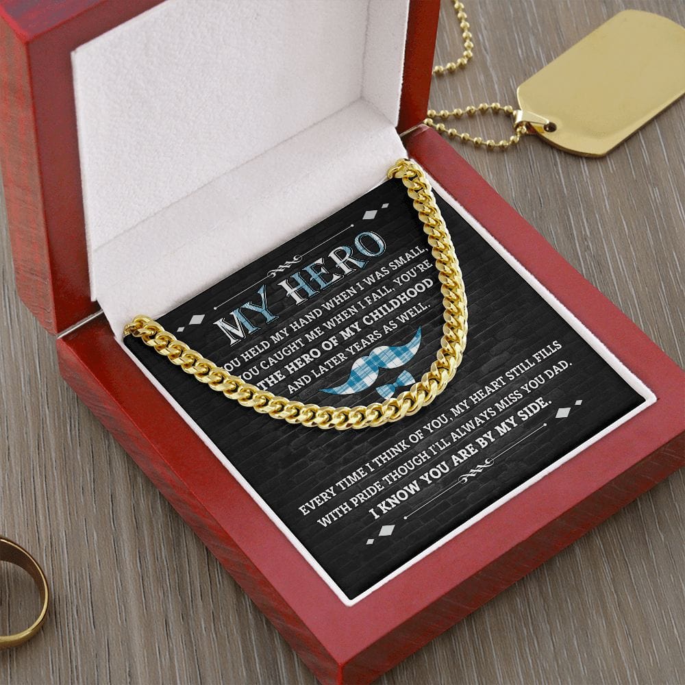 My Hero - Dad Necklace