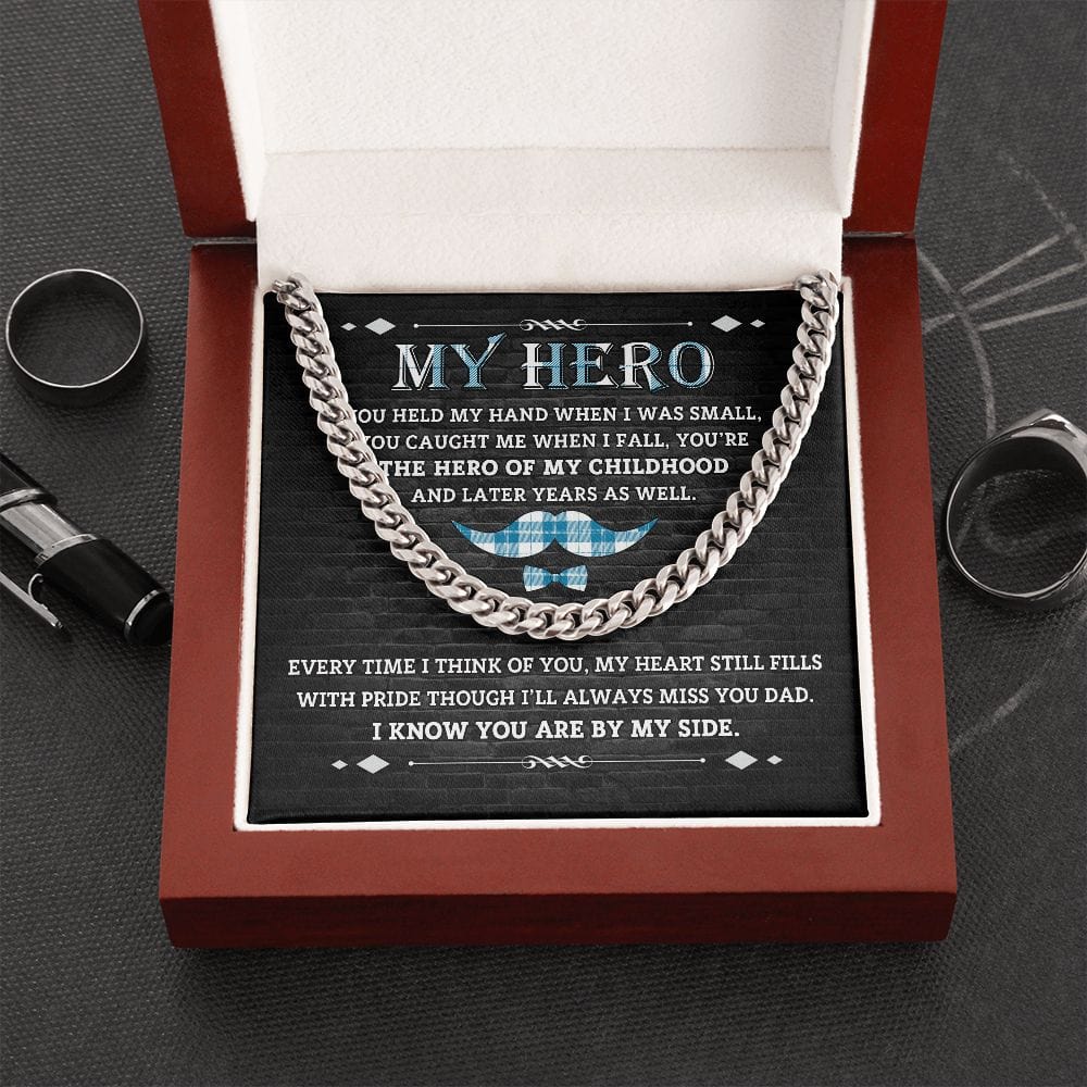 My Hero - Dad Necklace