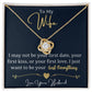 Love Knot Necklace- To My Wife- Last Everything