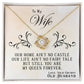 LoveKnot Necklace-Our Home Ain't No Castle