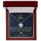 Love Knot Necklace -I may not be your first