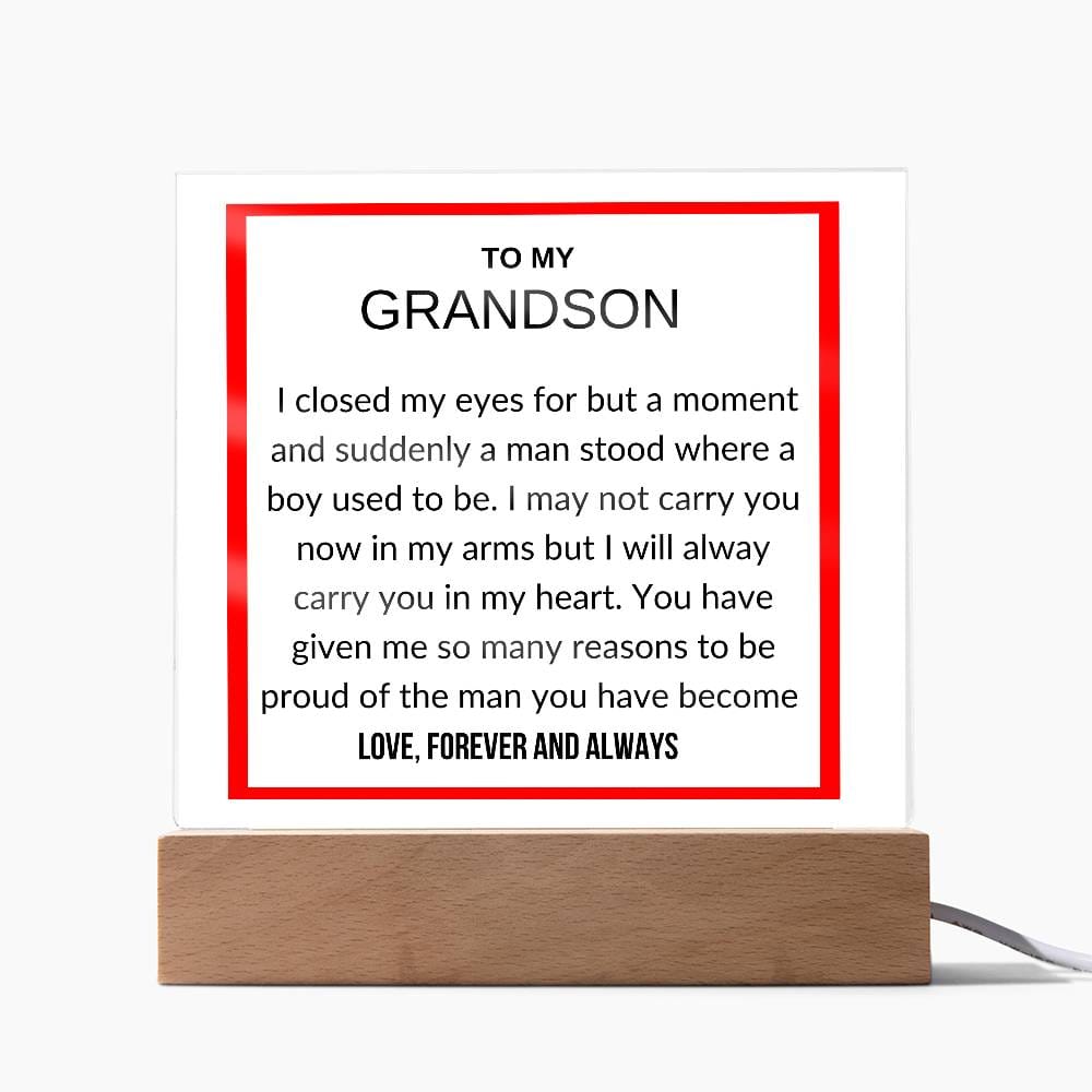 To My Grandson - I Close My eyes