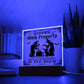 Warning witch property - Acrylic plaque
