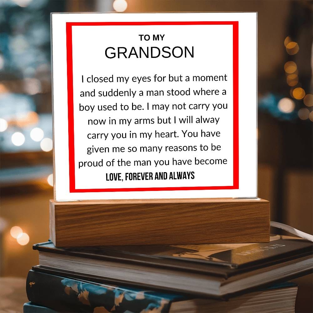 To My Grandson - I Close My eyes