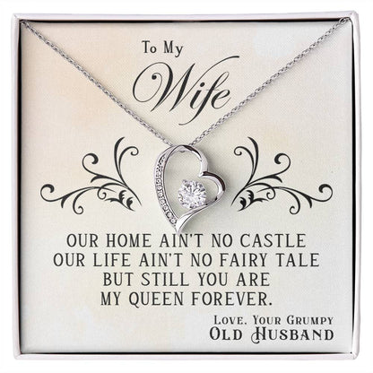 Forever Love Necklace-Our Home Ain't No Castle