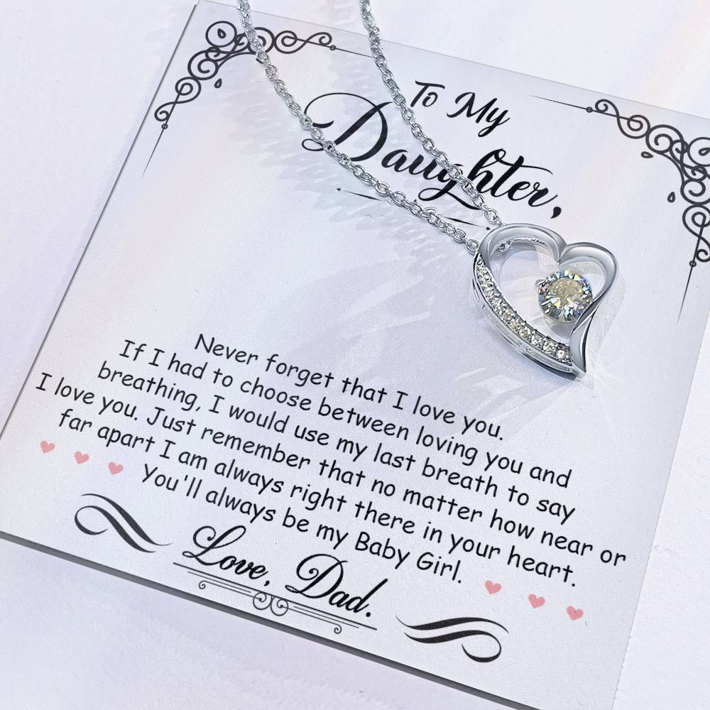 Never Forget That I Love You-Forever Love Necklace