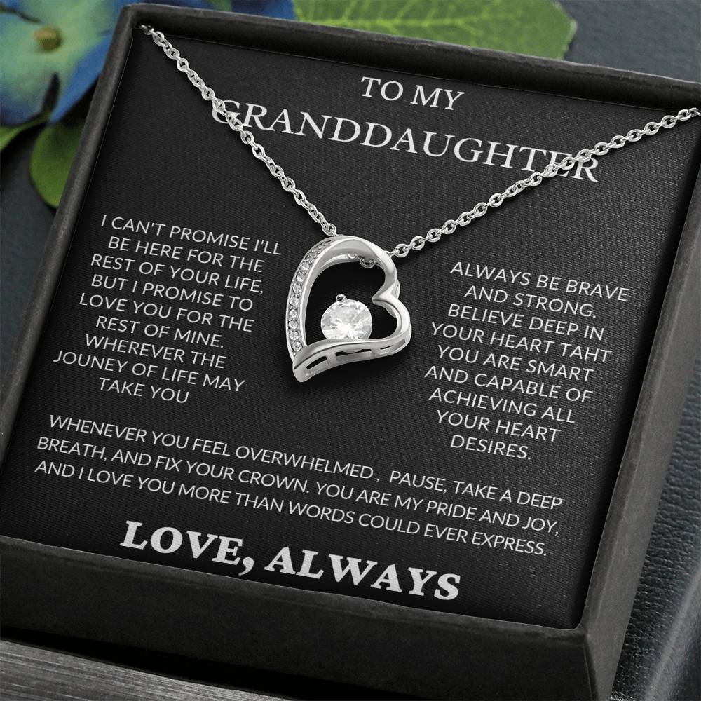 To My Granddaughter- I Can't Promise