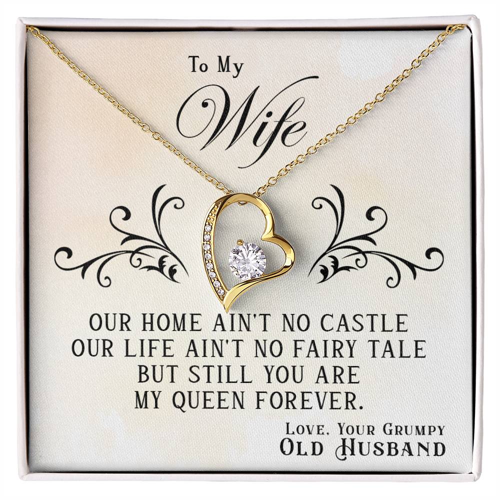 Forever Love Necklace-Our Home Ain't No Castle