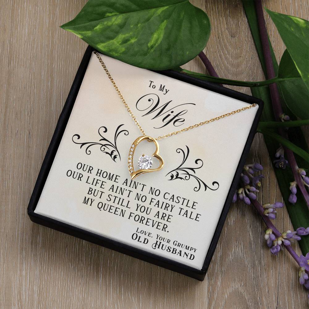 Forever Love Necklace-Our Home Ain't No Castle