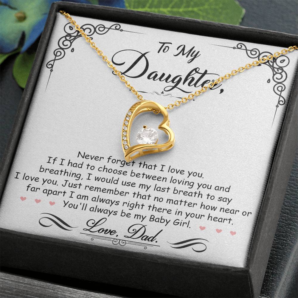 Never Forget That I Love You-Forever Love Necklace