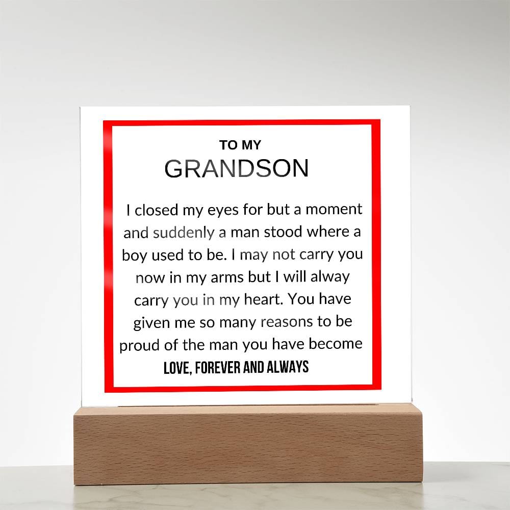 To My Grandson - I Close My eyes