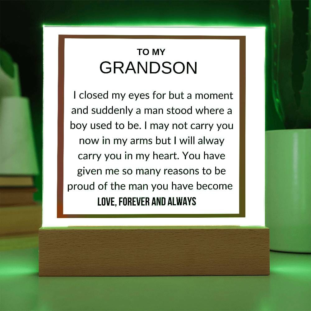 To My Grandson - I Close My eyes