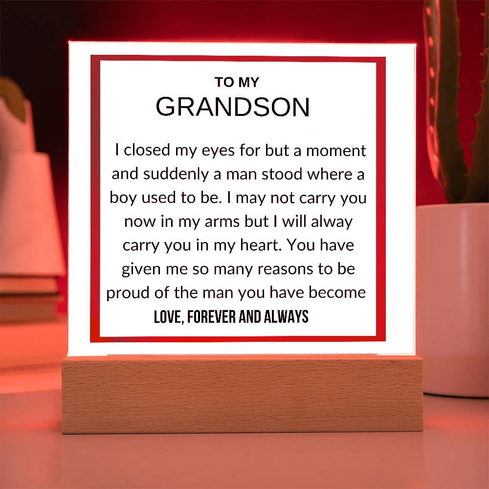 To My Grandson - I Close My eyes