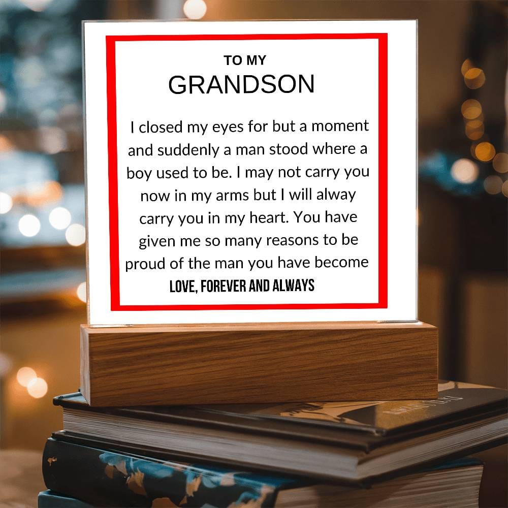 To My Grandson - I Close My eyes