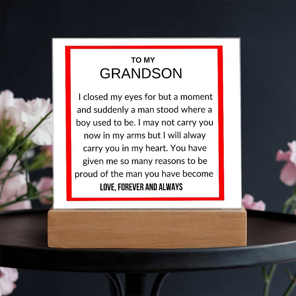 To My Grandson - I Close My eyes