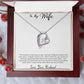 To My Wife Necklace