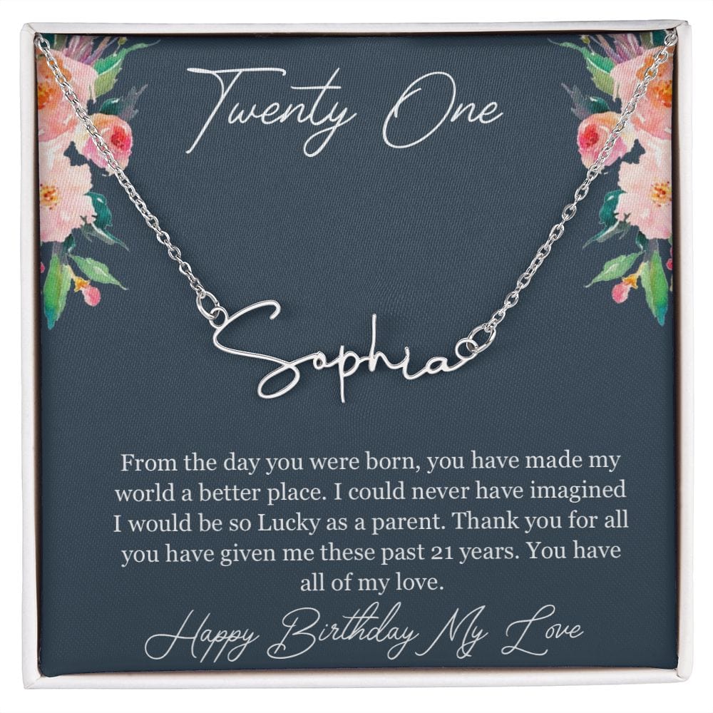To My Daughter, Necklace Gift