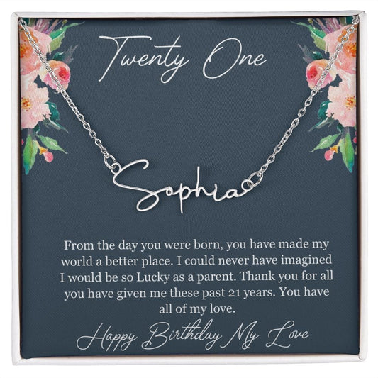 To My Daughter, Necklace Gift