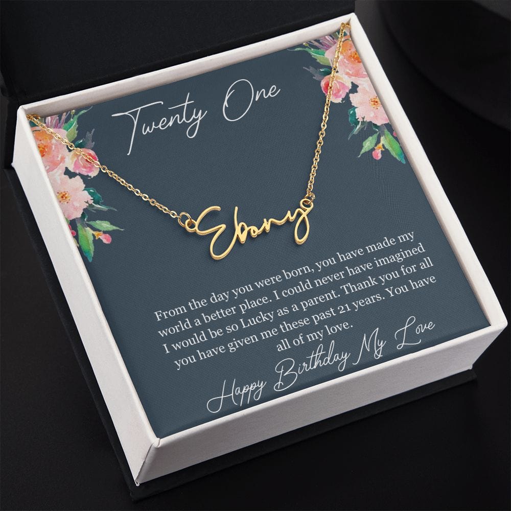 To My Daughter, Necklace Gift