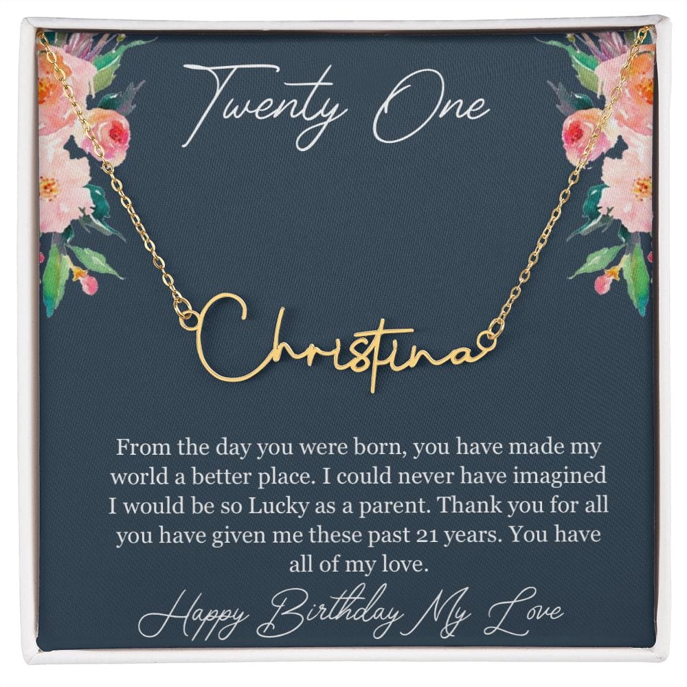 To My Daughter, Necklace Gift
