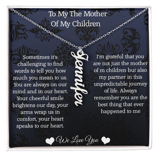 Mother Of My Children: personalized Necklace