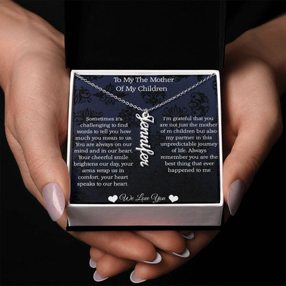 Mother Of My Children: personalized Necklace