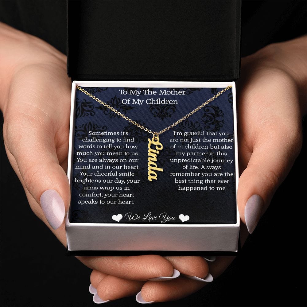 Mother Of My Children: personalized Necklace