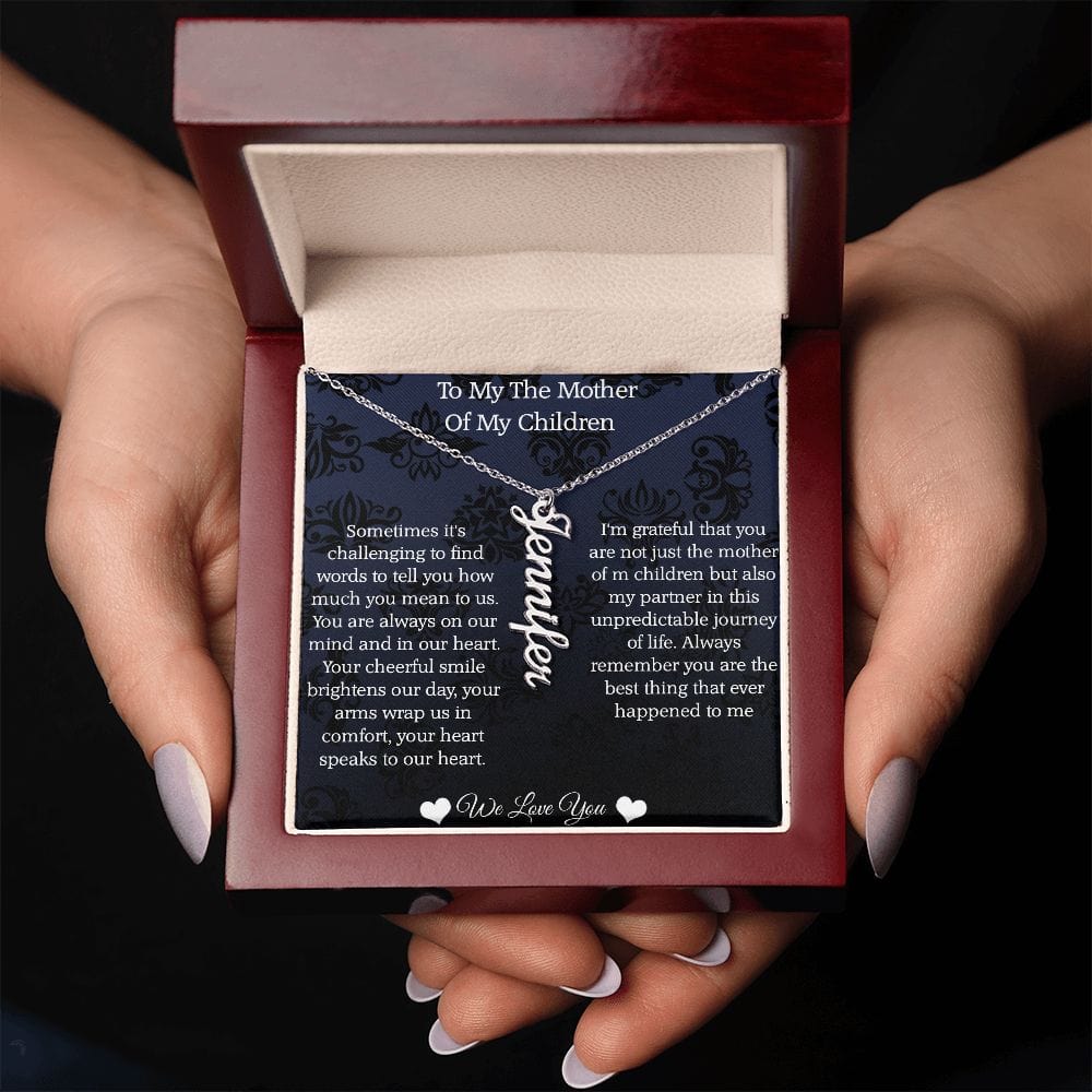 Mother Of My Children: personalized Necklace