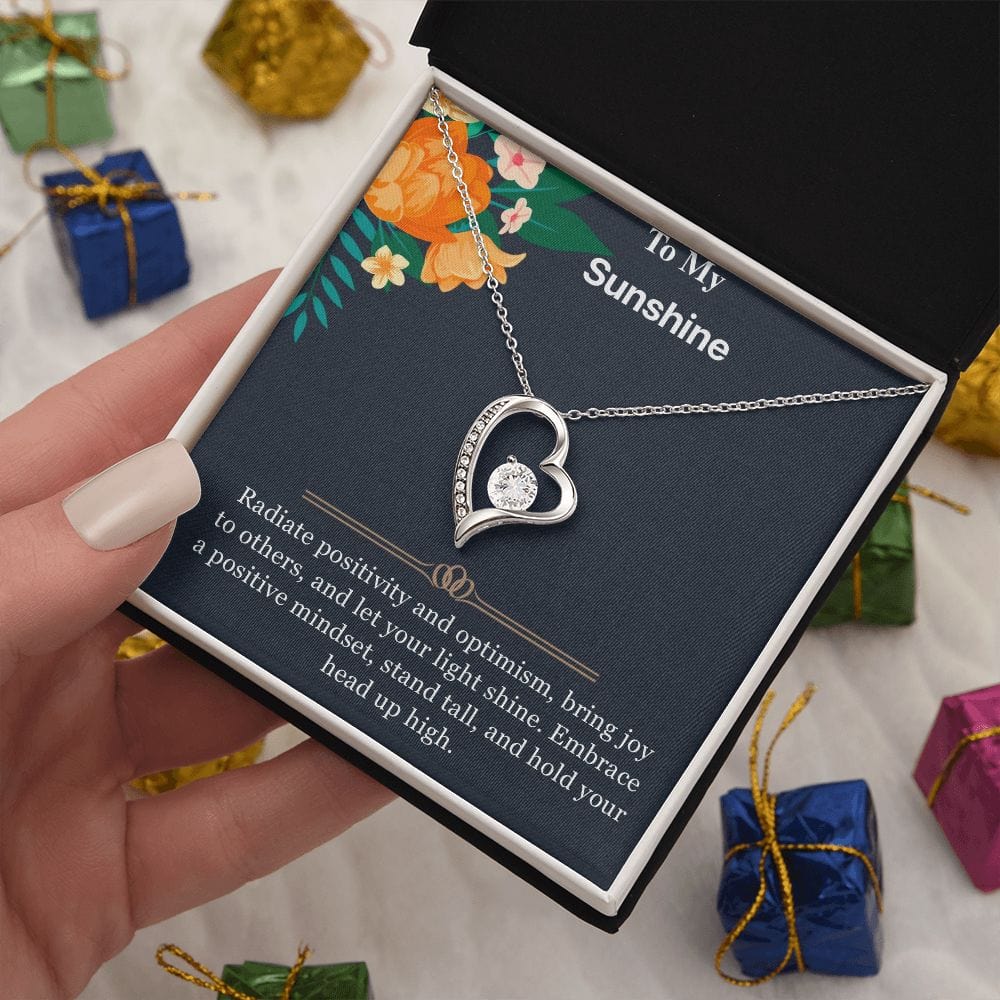 To My Wife Necklace With Message Card