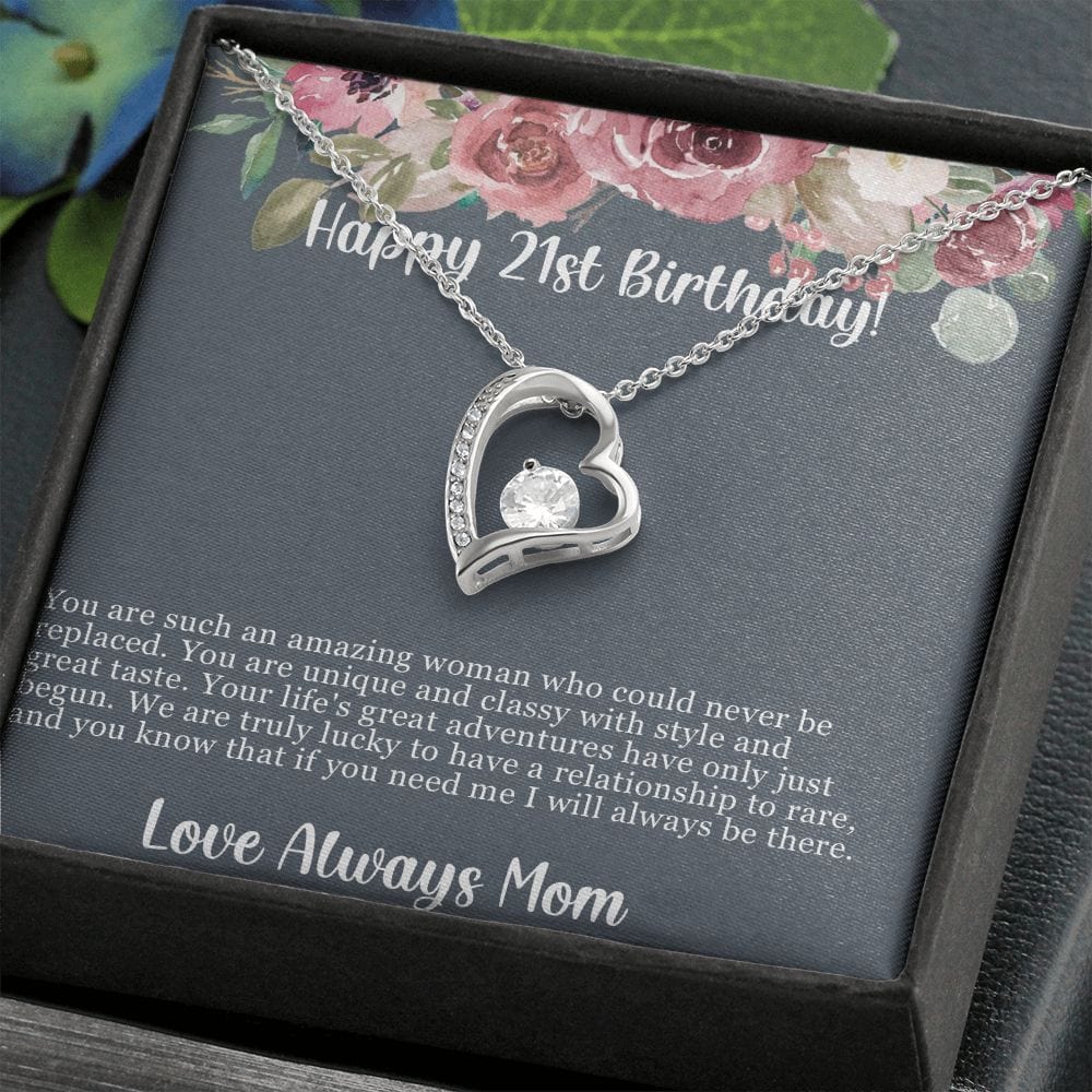 To My daughter 21st birthday necklace gift