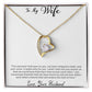 To My Wife Necklace
